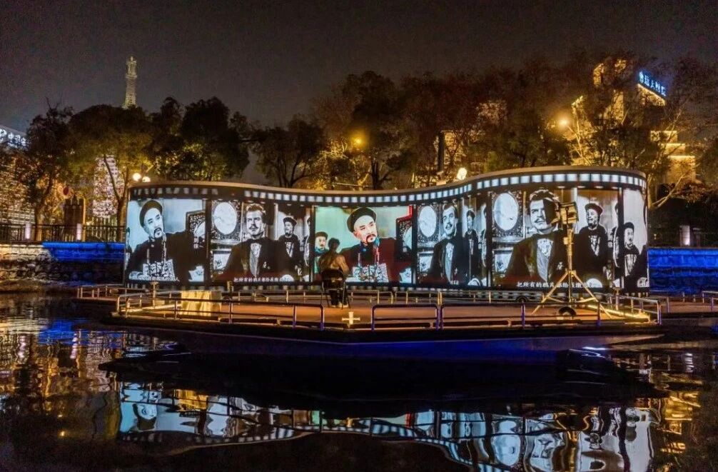 江苏南通-濠河夜画