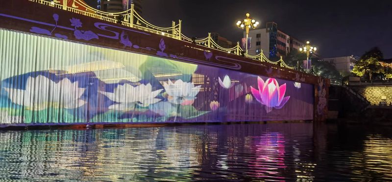 文旅夜游运用之浣纱江夜游